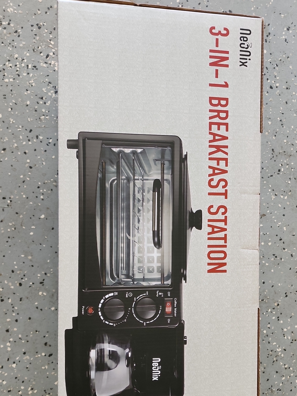 3-in-1 Breakfast Station - Black